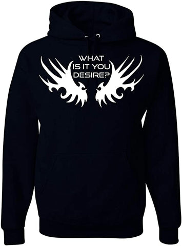 lucifer What is It You Desire Unisex Hooded Sweatshirt - Black New