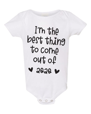 Best thing to come out of 2020 Funny Baby Bodysuit Breastfeeding Baby Funny Baby Clothes Funny Unisex Baby shirt