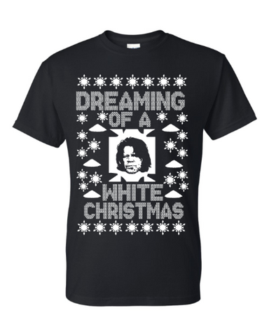 Dreaming Of A White Christmas Shameless Frank Gallagher Ugly Christmas Sweater Unisex T-Shirt TV SHOW