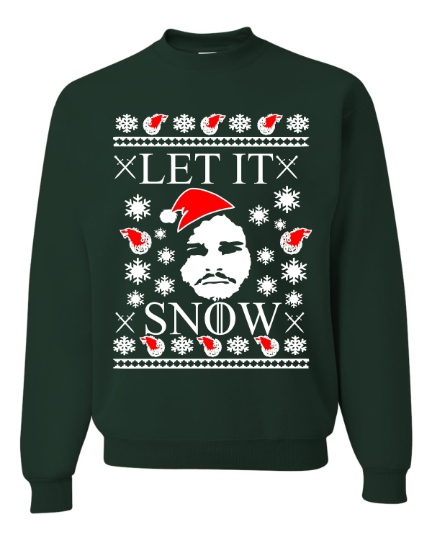 Let It Snow Jon Snow Unisex Ugly Christmas Sweater sweatshirt