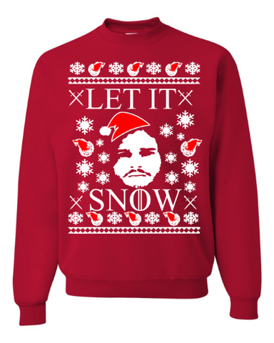 Let It Snow Jon Snow Unisex Ugly Christmas Sweater sweatshirt