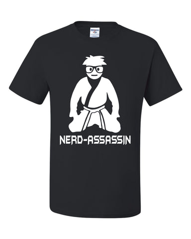 Nerd Assassin Brazilian jiu Jitsu BJJ Funny Unisex T-Shirt