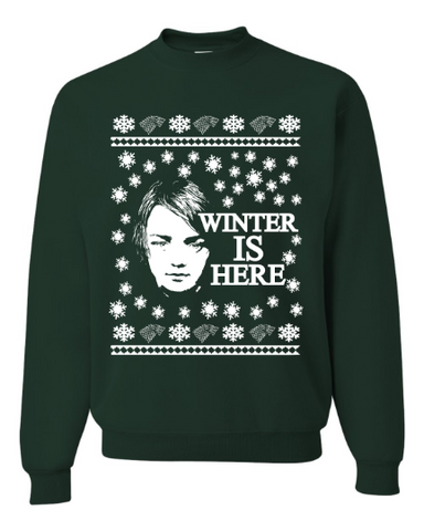 Winter is here arya stark Ugly Christmas Sweater Unisex Sweatshirt Game Of Thrones