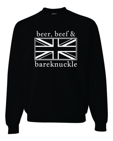 Pugilisticus Britannicus Beer, Beef & Bareknuckle Crewneck Sweatshirt