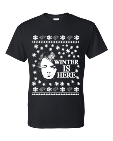Winter Is Here Arya Stark Game Of thrones Ugly Christmas Sweater Unisex T-Shirt