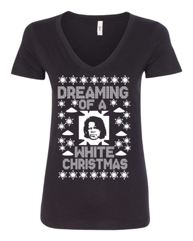 Dreaming a White Christmas Shameless Ugly Christmas Sweater Women's T-Shirt TV SHOW