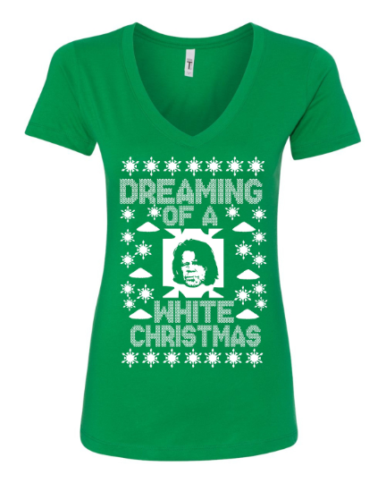 Dreaming a White Christmas Shameless Ugly Christmas Sweater Women's T-Shirt TV SHOW