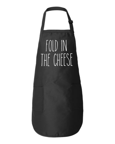 Fold In the cheese Funny Kitchen Apron BBQ Funny Gift Father's Day Mother's Day cooking