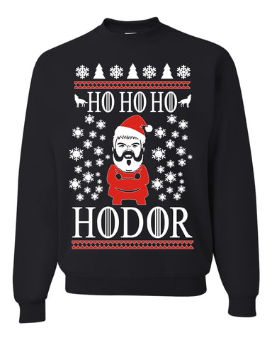 ho ho hodor Ugly christmas sweater Unisex Sweatshirt Game Of Thrones
