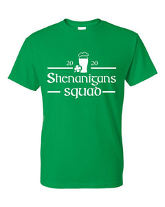 Shenanigans Squad St. Patrick's Day Shamrock Ireland Drinking Unisex T-Shirt