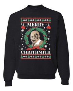 Merry Chrithmith Mike Tyson Funny Ugly Christmas Sweater Unisex