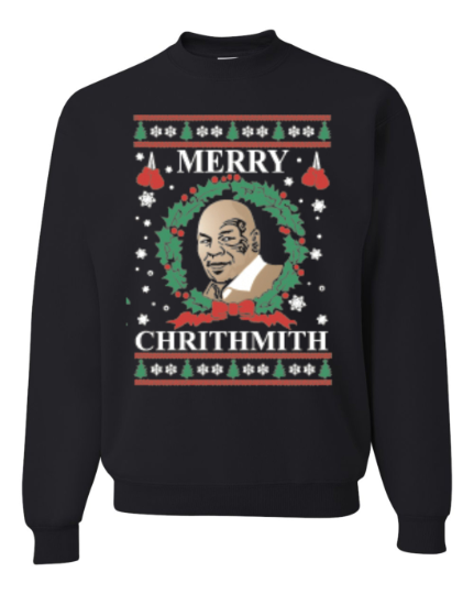 Christmas sweater clearance mike tyson