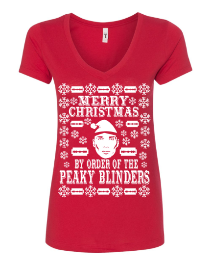 Merry Christmas By Order The Peaky Blinders Ugly Christmas Sweater Women's T-Shirt