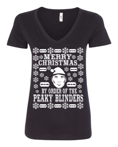Merry Christmas By Order The Peaky Blinders Ugly Christmas Sweater Women's T-Shirt