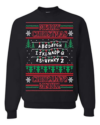 The Upside Down Merry Christmas Stranger Ugly Christmas Sweater Sweatshirt